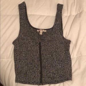Express zip up tank top